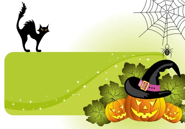 Marco de Halloween — Vector de stock