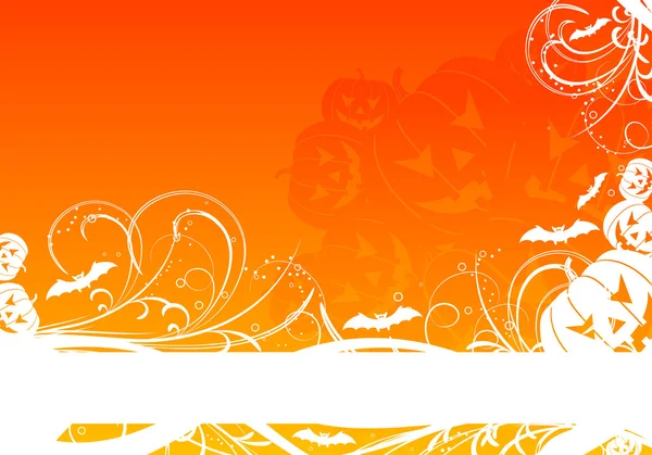 Cadre Halloween — Image vectorielle