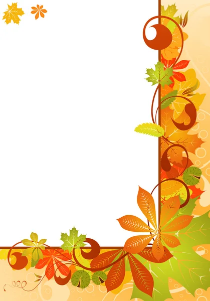 Marco de otoño — Archivo Imágenes Vectoriales