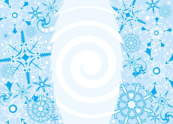 Background Snowflake, vector illustration — Stock Vector