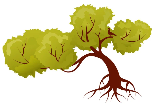 Стилизованное дерево — стоковый вектор