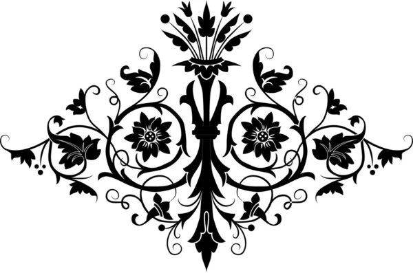 Elemento para el diseño, flor — Archivo Imágenes Vectoriales