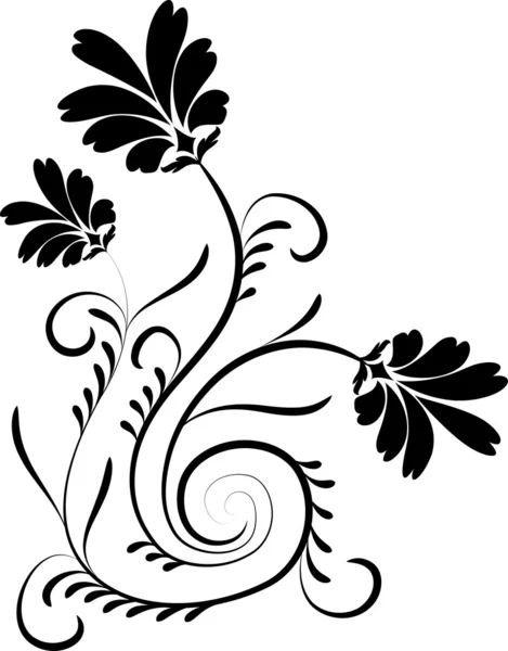 要素、設計のための花 — ストックベクタ