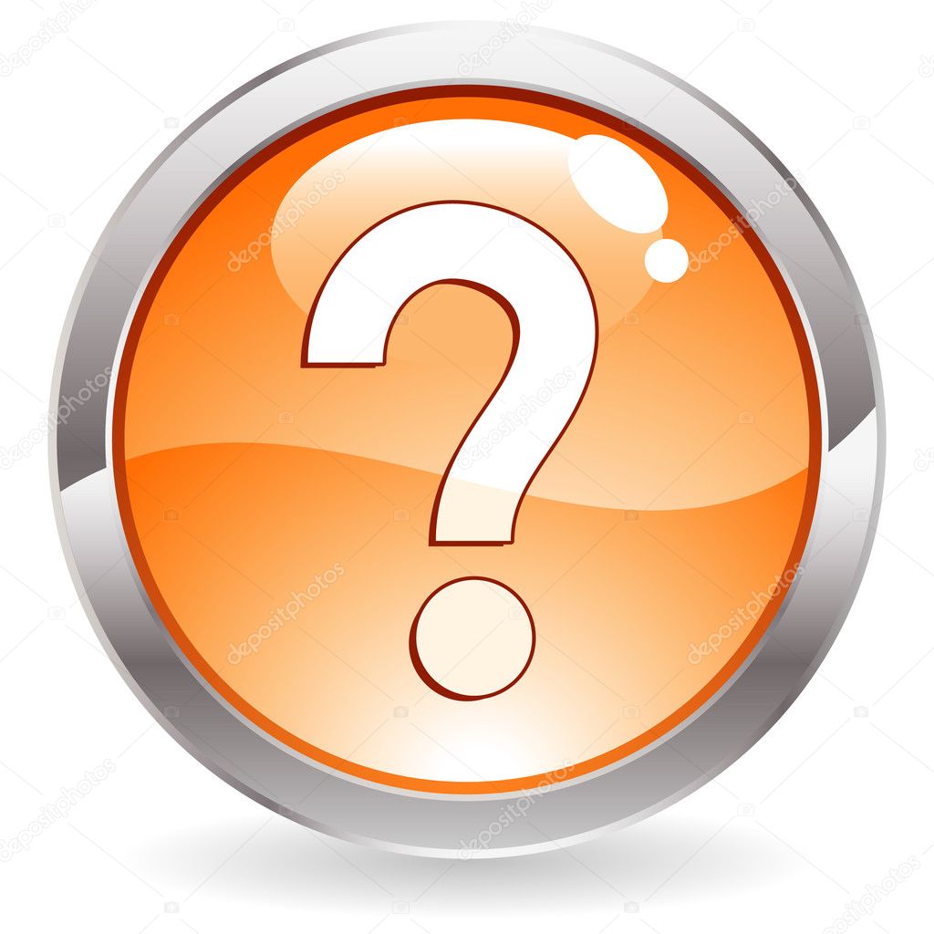 Gloss Button with question mark Stock Vector by ©TAlexey 7077678