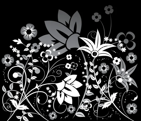 背景花卉，为设计元素 — 图库矢量图片