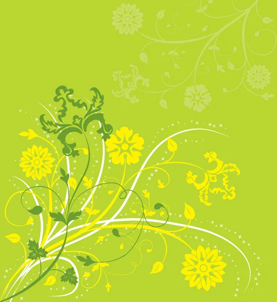 Hintergrund Blume, Elemente für Design, Vektor — Stockvektor