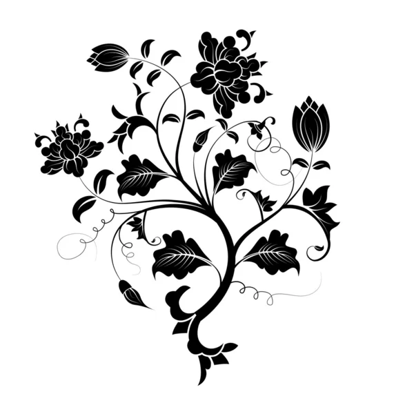抽象的な花 — ストックベクタ