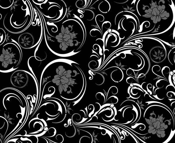 Patrón floral abstracto, vector — Vector de stock