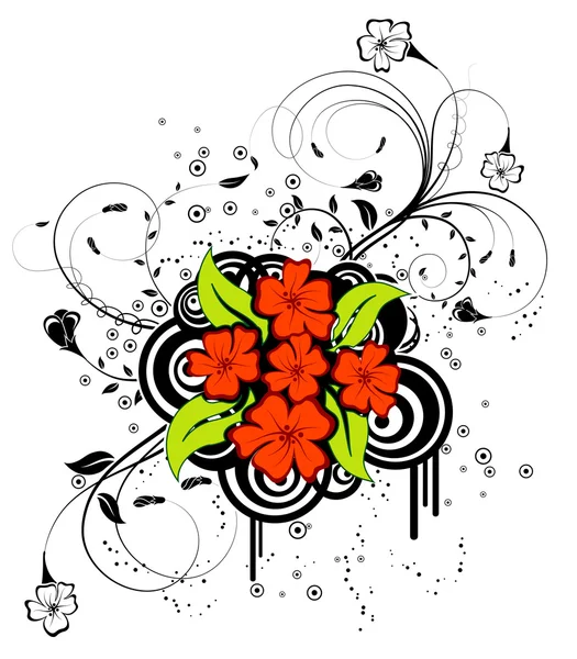 Анотація квіткові хаосу — стоковий вектор