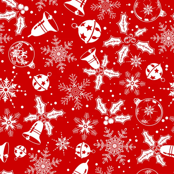 Jul sömlös bakgrund — Stock vektor