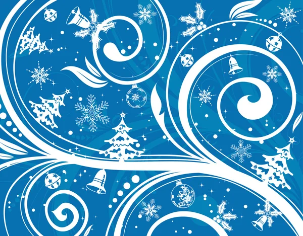 Різдвяний фон зі сніжинкою — стоковий вектор