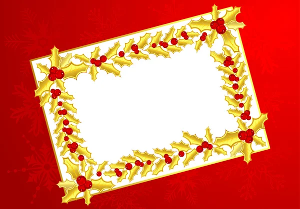 Kerstmis frame — Stockvector