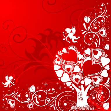 Valentines Day background clipart