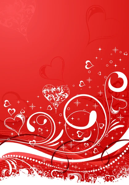 Valentijnsdag achtergrond — Stockvector