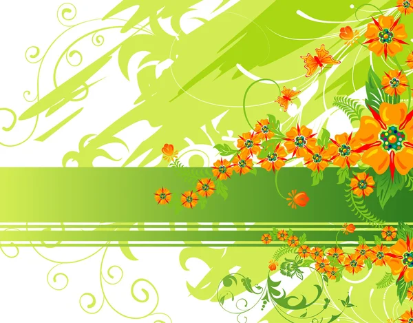 Fond de fleur — Image vectorielle