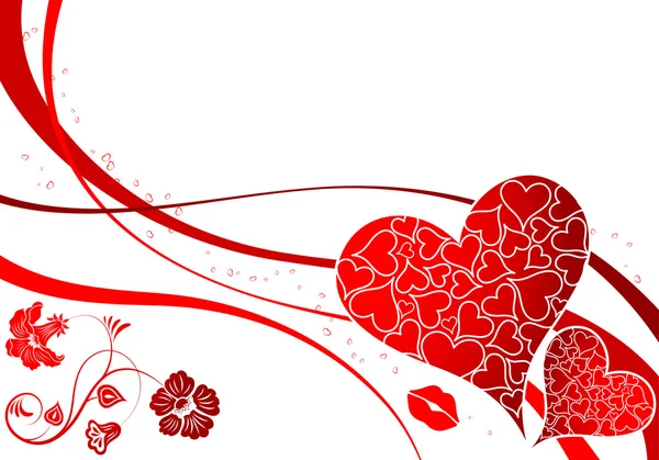 Valentines Day background — Stock Vector