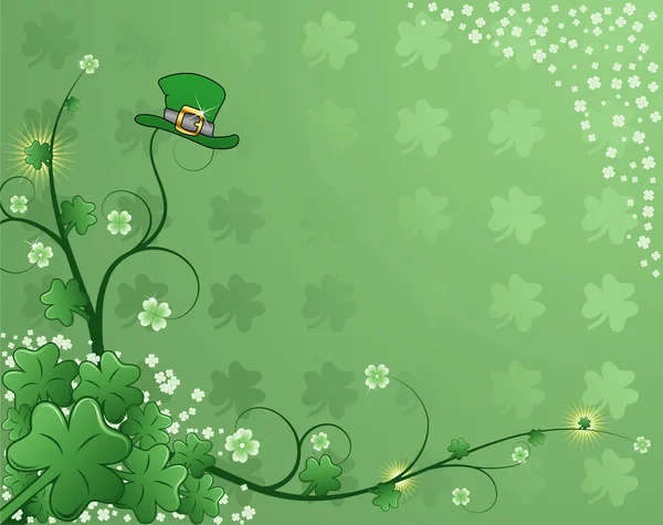 St. Patricks bakgrund — Stock vektor