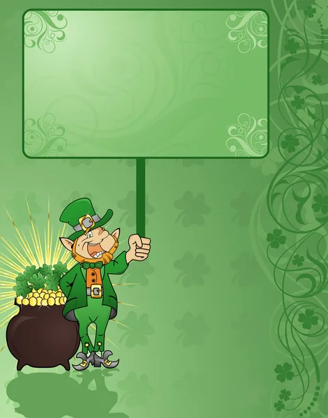 St. Patrick de achtergrond — Stockvector