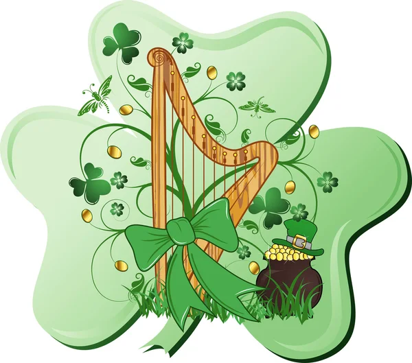 Abstract St. Patrick's — Stock Vector