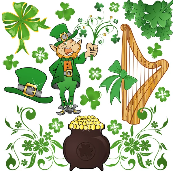 St. Patrick toplamak — Stok Vektör