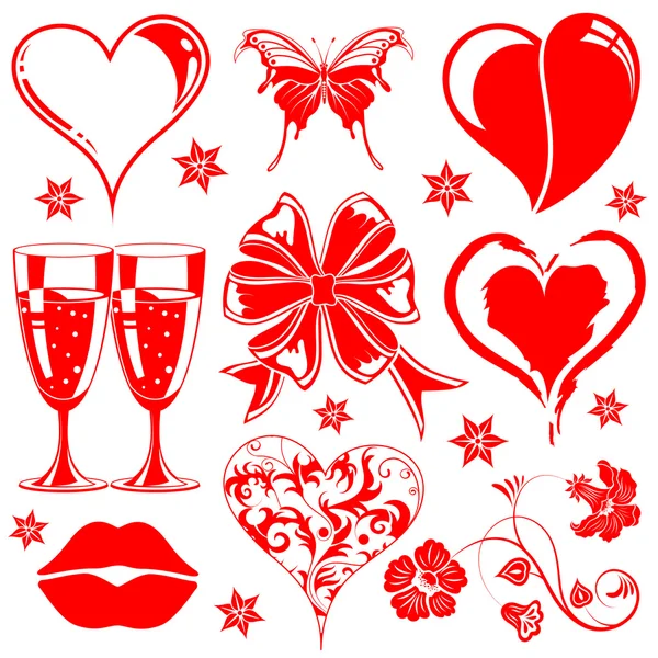 Valentines Day collection — Stock Vector