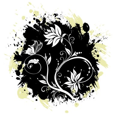 Floral abstraction clipart