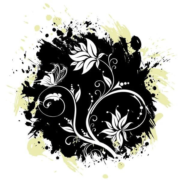 Abstraction florale — Image vectorielle