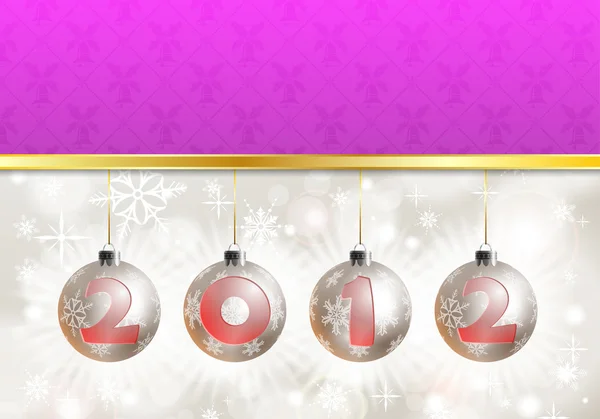 2012年新年の背景 — ストックベクタ