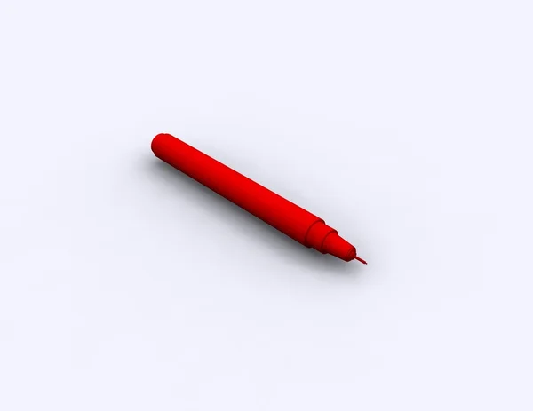 红笔 — 图库照片