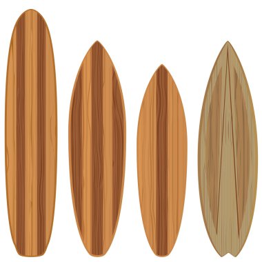 ahşap sörf tahtaları