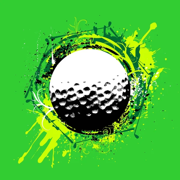 Grunge golf — Stockvector