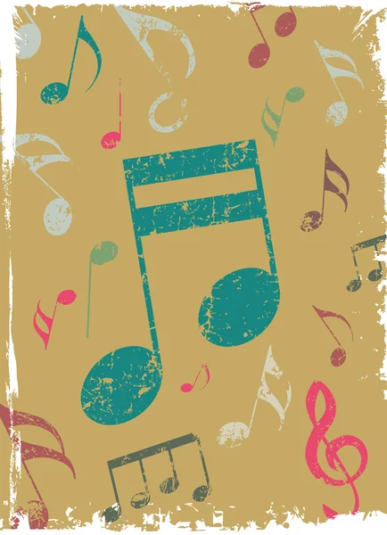 Музыкальный плакат — стоковый вектор