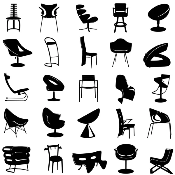 现代的椅子 — 图库矢量图片