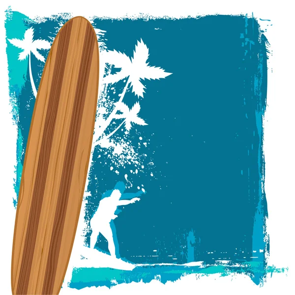 Абстрактный серфинг — стоковый вектор