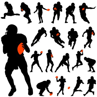 American football clipart