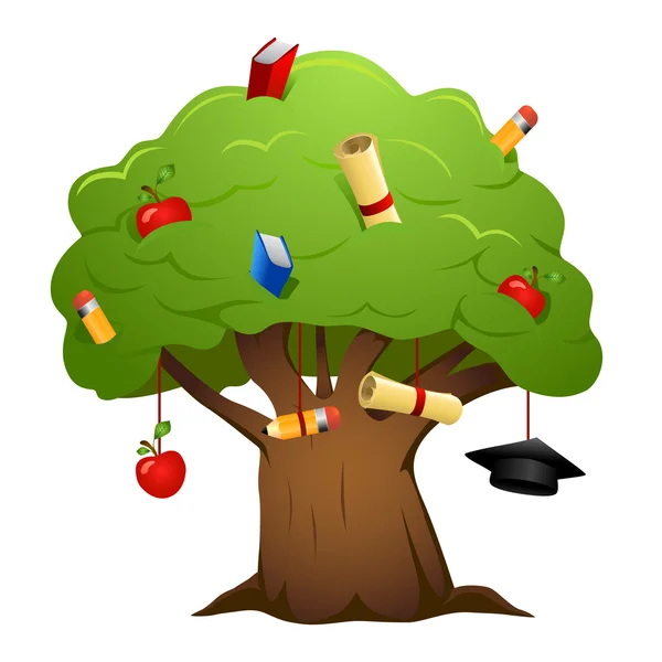 Εκπαίδευση δέντρο — Διανυσματικό Αρχείο