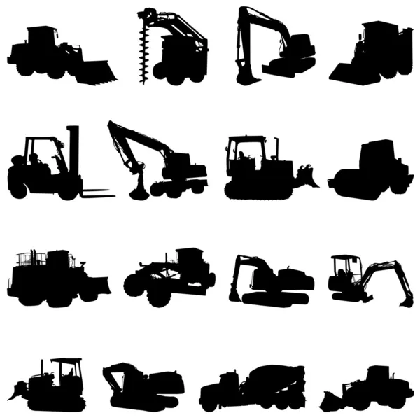 Machines de construction — Image vectorielle