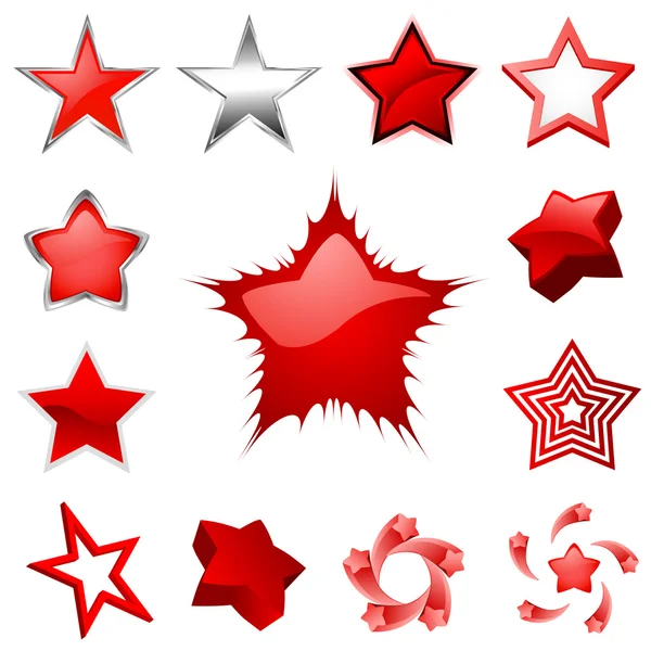 Graphiques étoiles — Image vectorielle