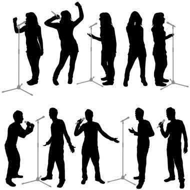 Singing clipart