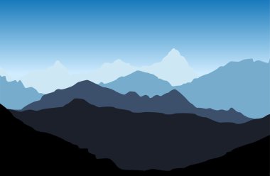 Mountain vector clipart