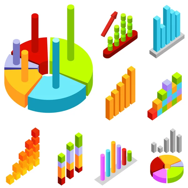 Бизнес статистика — стоковый вектор