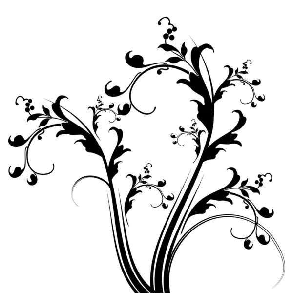 Diseño floral — Vector de stock