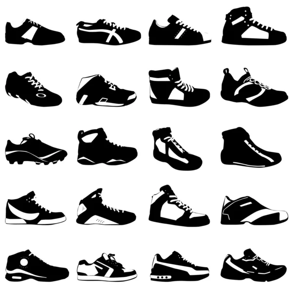 Moda sapatos esportivos —  Vetores de Stock