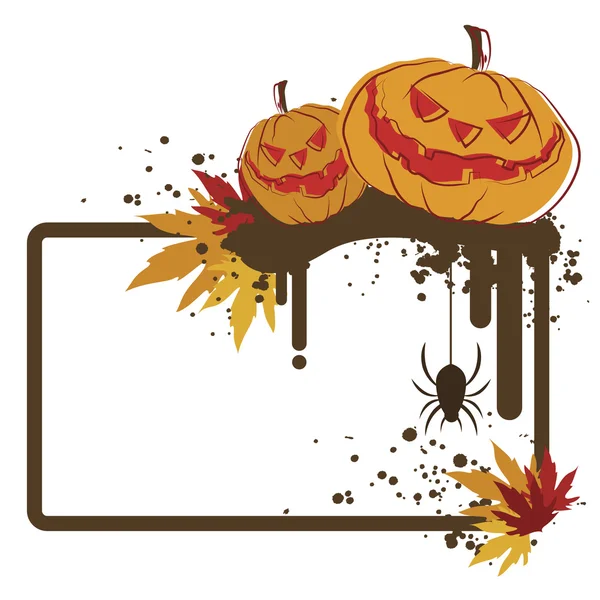 Halloween rám — Stockový vektor