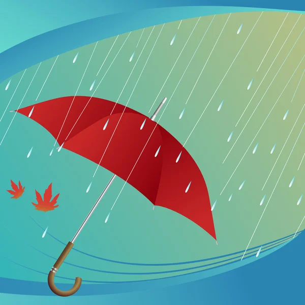 Deštník ilustrace design — Stockový vektor