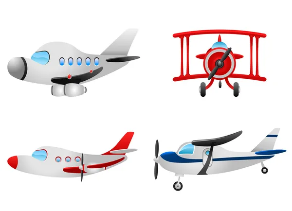 Illustrations d'avion — Image vectorielle