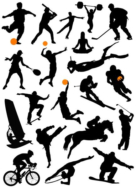 Collecte de sport — Image vectorielle
