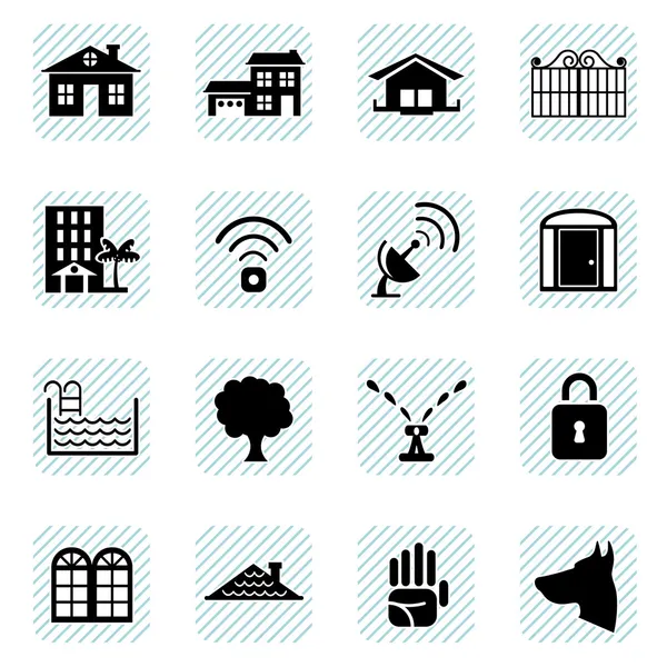 Home icons — Stock Vector