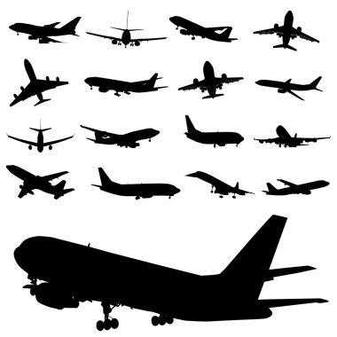 Airplane vector