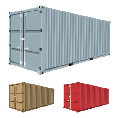 Freight container vector